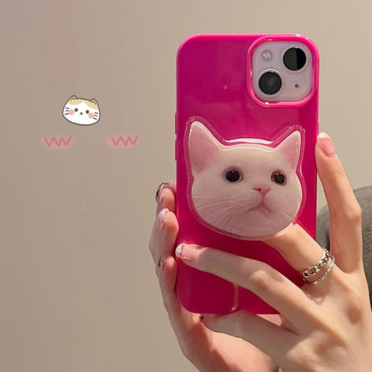 Cute cat stand