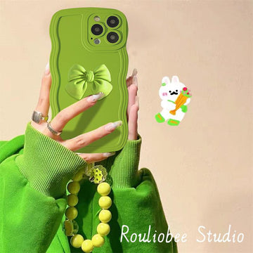 Avocado Green Strawberry Bead Chain