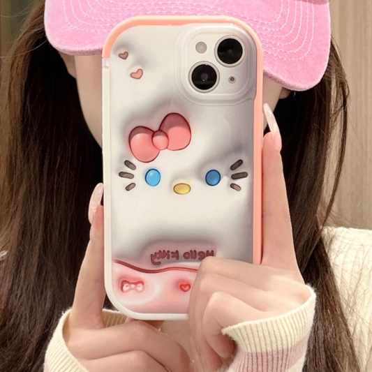colorful border cartoon cats 3D