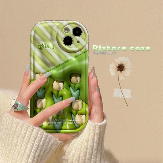 ins green tulips