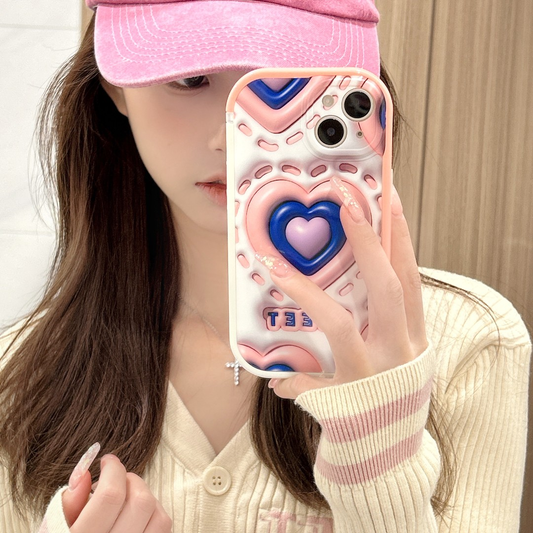 ins colorful border 3D love