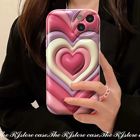 Japanese and Korean colorful hearts