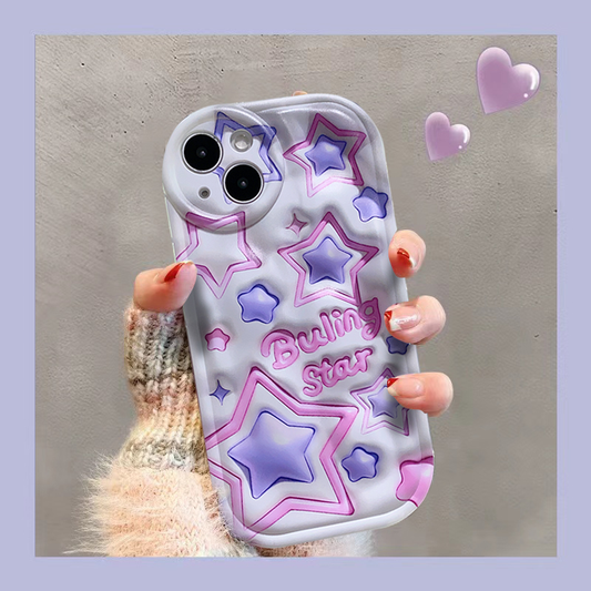 ins girl purple star