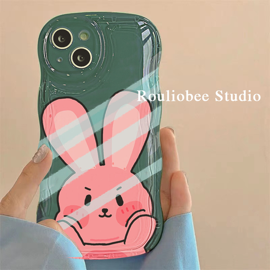 cute pink rabbit