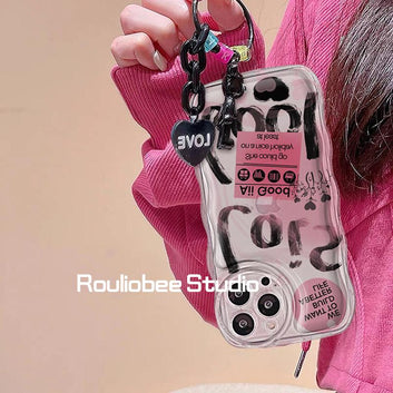 Graffiti corrugated air cushion pendant