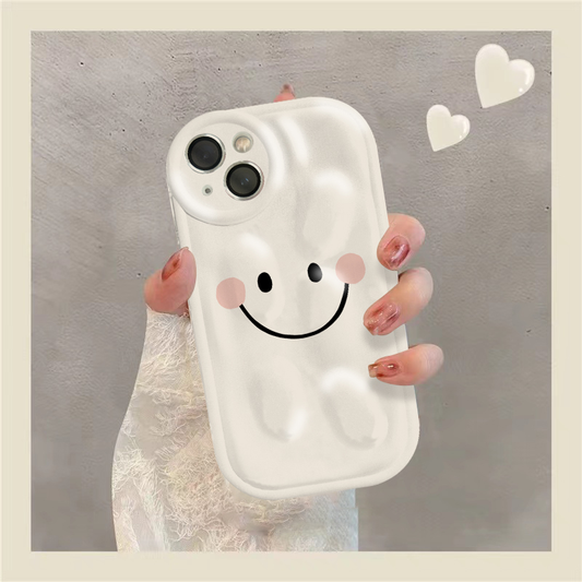 Korean style smile emoji