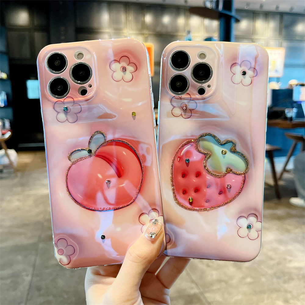 ins peach three-dimensional sense of teenage heart