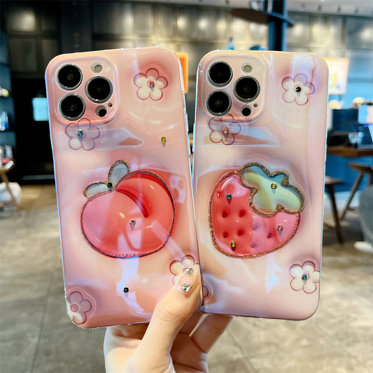 ins peach three-dimensional sense of teenage heart