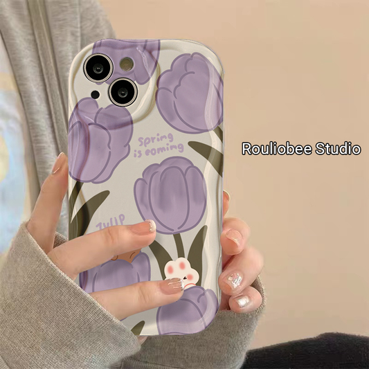Purple Tulip Flowers