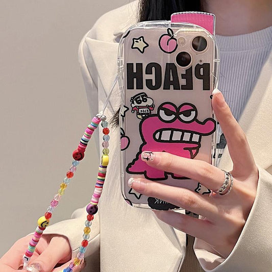Pink Crocodile Drink Bottle