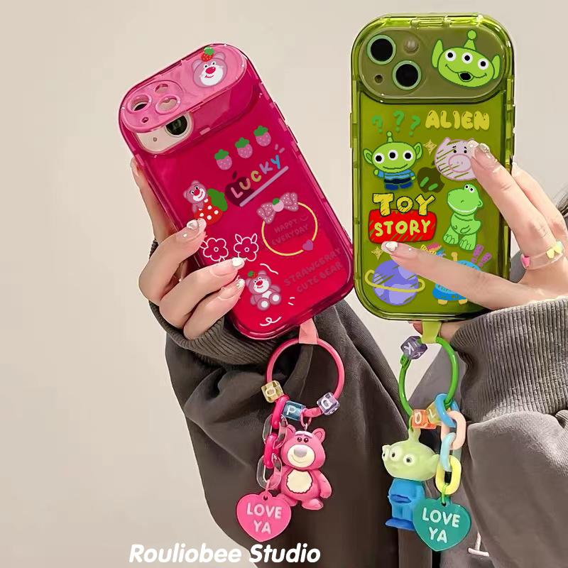 Cosmetic mirror cartoon pendant