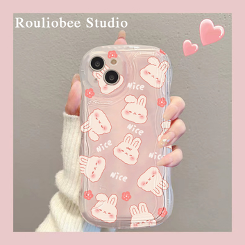 Teenage pink rabbit