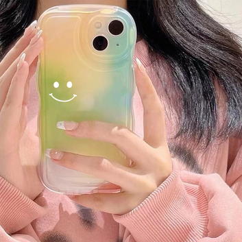 Color gradient smiley face