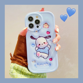 Cartoon Pacha dog 3D blue light