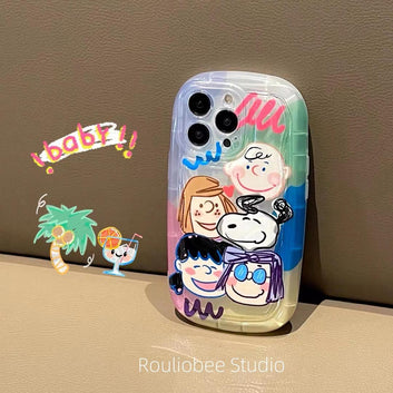Cartoon animation air cushion bead chain