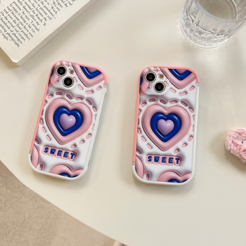 ins colorful border 3D love