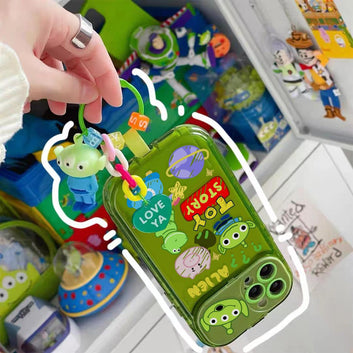 Cosmetic mirror cartoon pendant