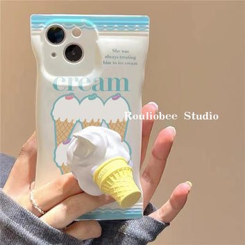 Six ice cream cone brackets