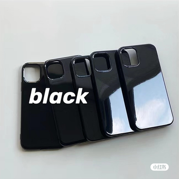 Simple senior bright black shell