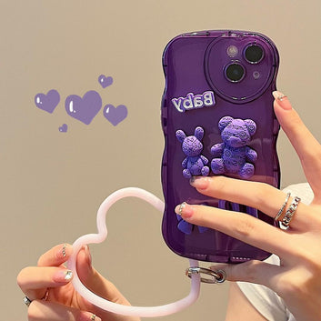 Purple Cub Bear Bracelet