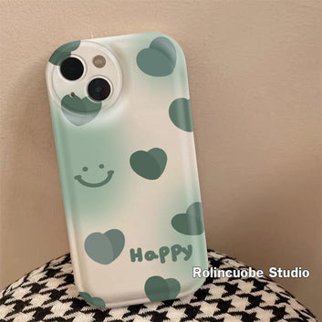 New Happy Green Heart