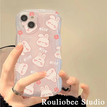 Teenage pink rabbit