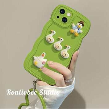 Avocado green duck chain