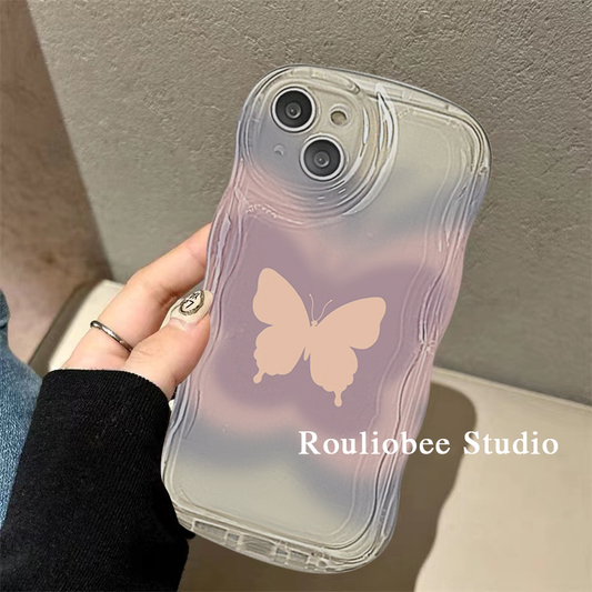 Simple swoosh butterfly